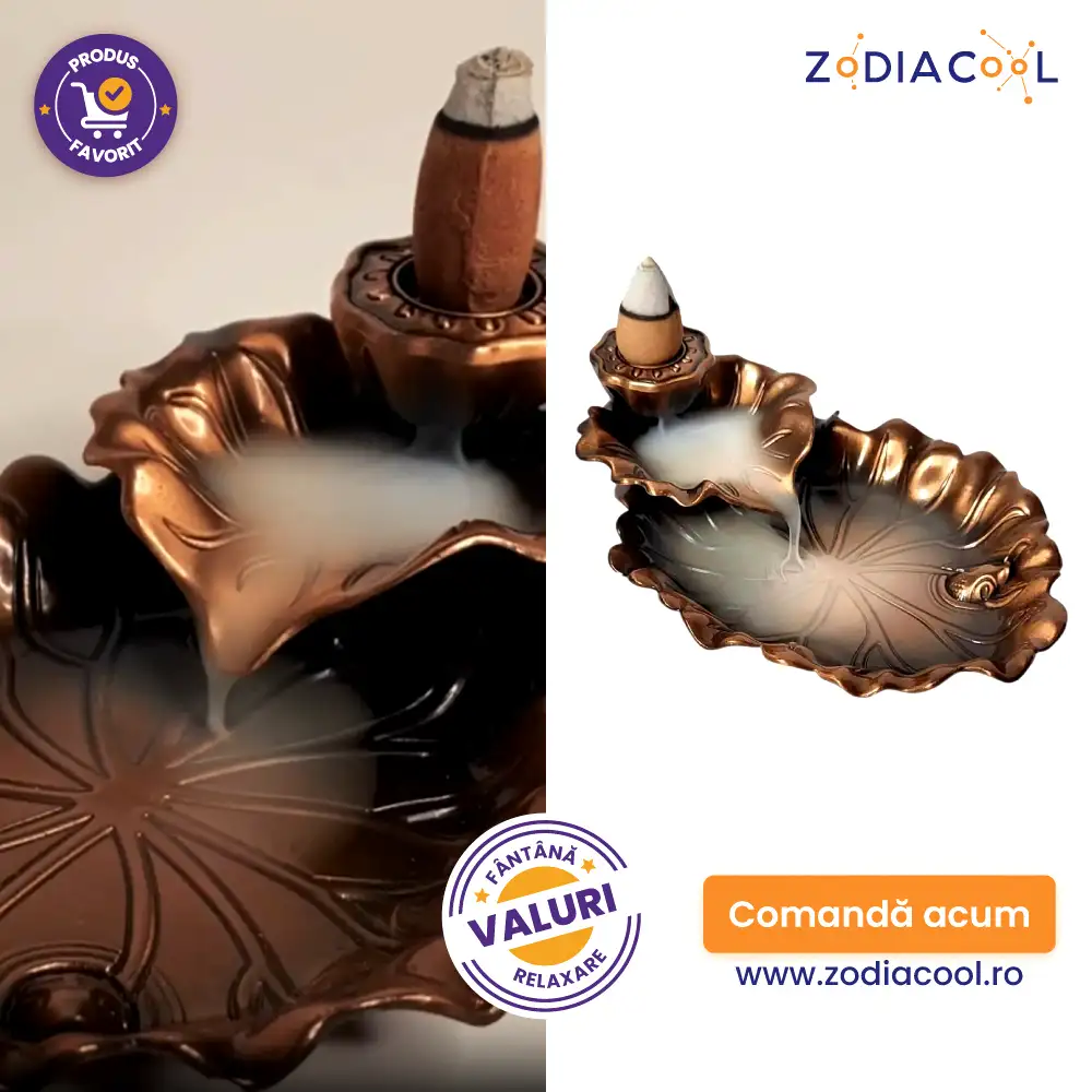 Fantana backflow frunze de Lotus