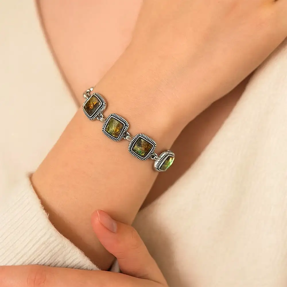 Bratara 6 pietre Mother of Pearl