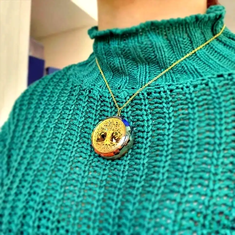 Pandantiv 7 chakra si copacul vietii