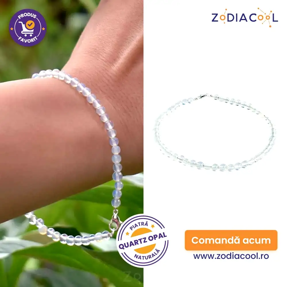 Bratara cuart Opal sau piatra lunii
