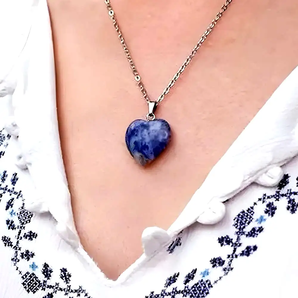 Pandantiv Jasp Heliotrop