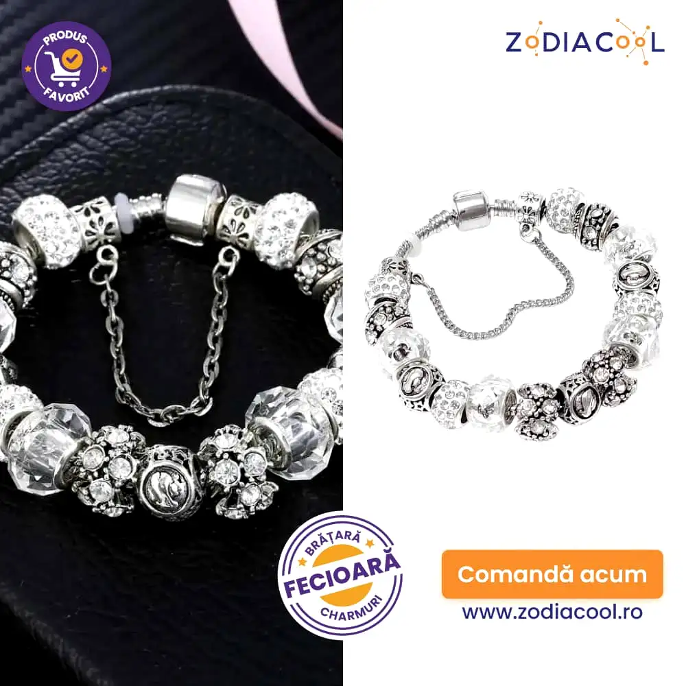 Brățară zodia Fecioară charmuri