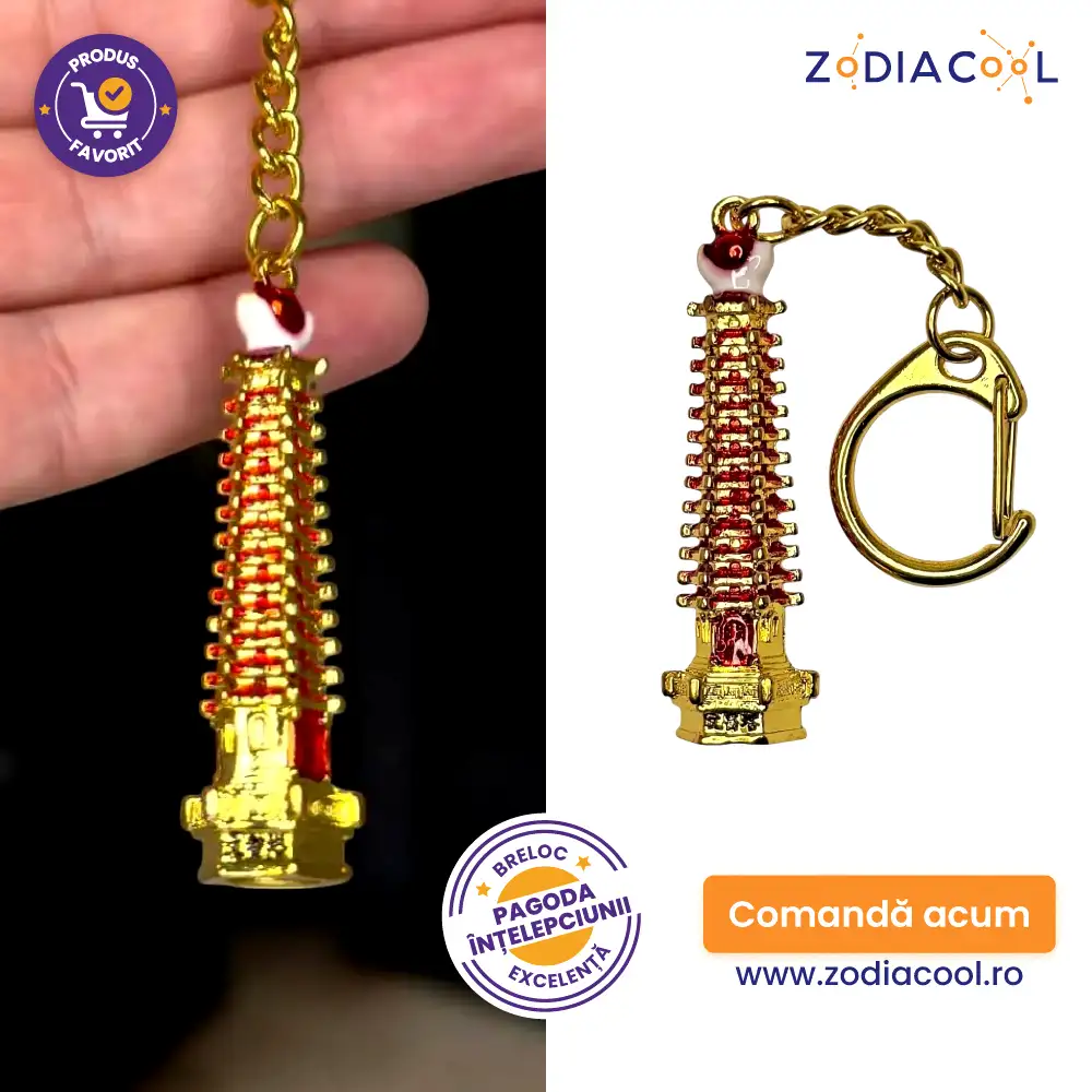 Breloc Pagoda Înțelepciunii