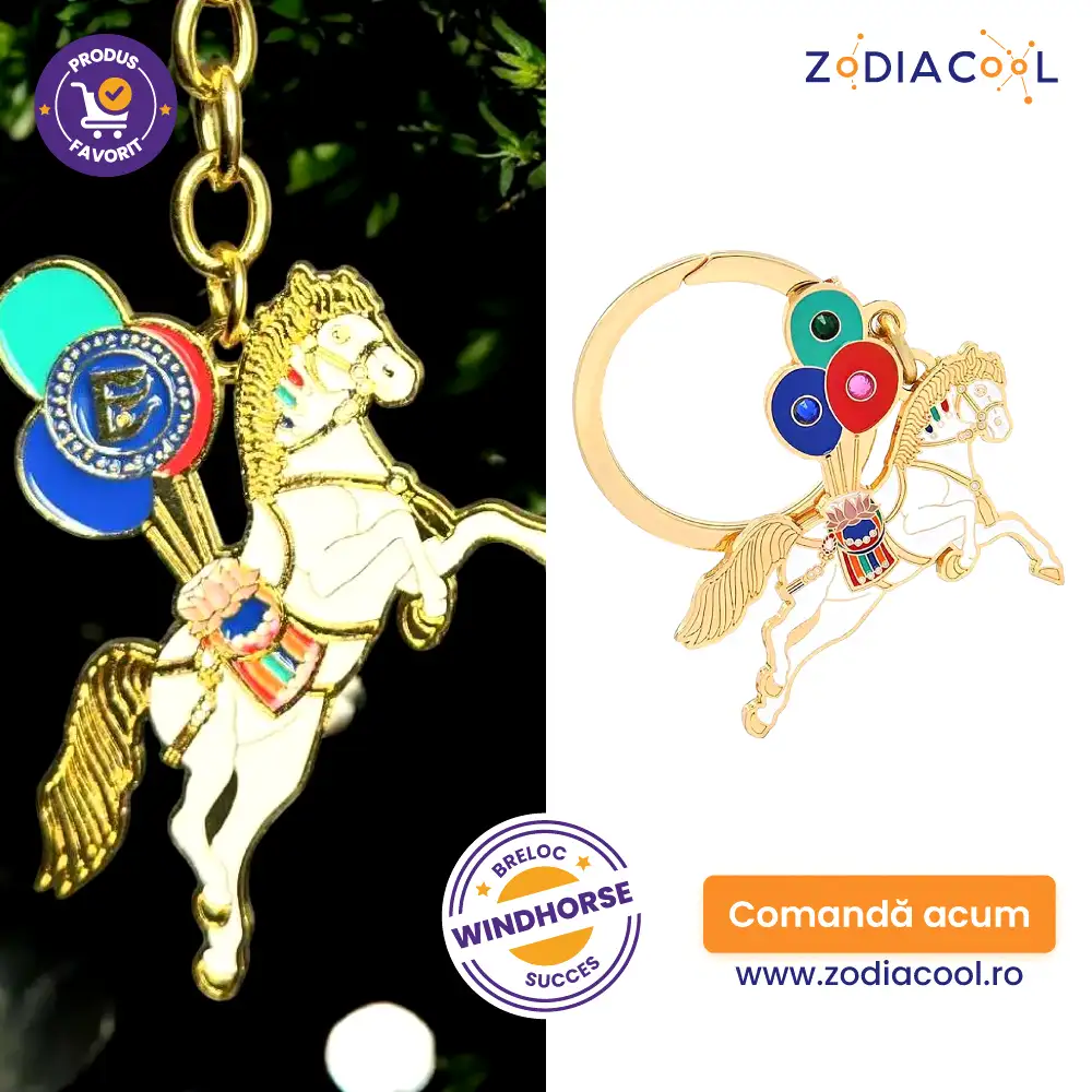 Breloc calul de vant Windhorse