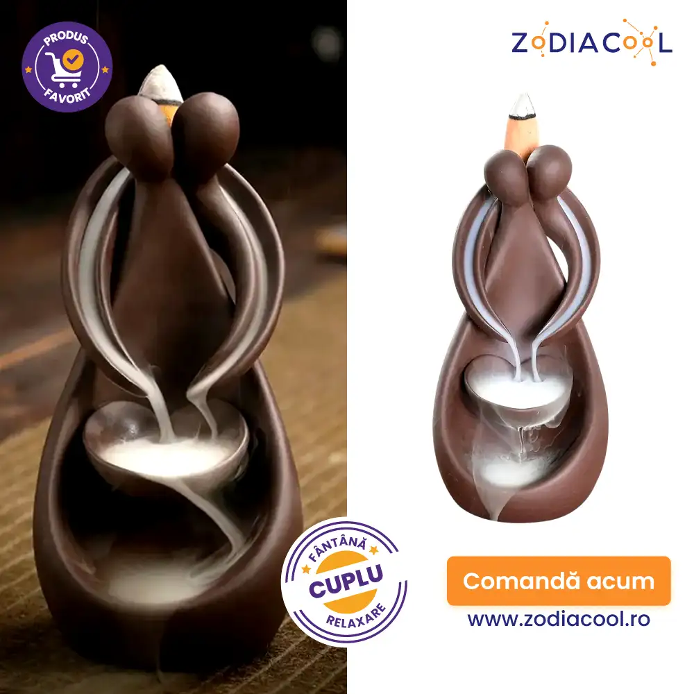 Suport ardere conuri parfumate cascadă backflow