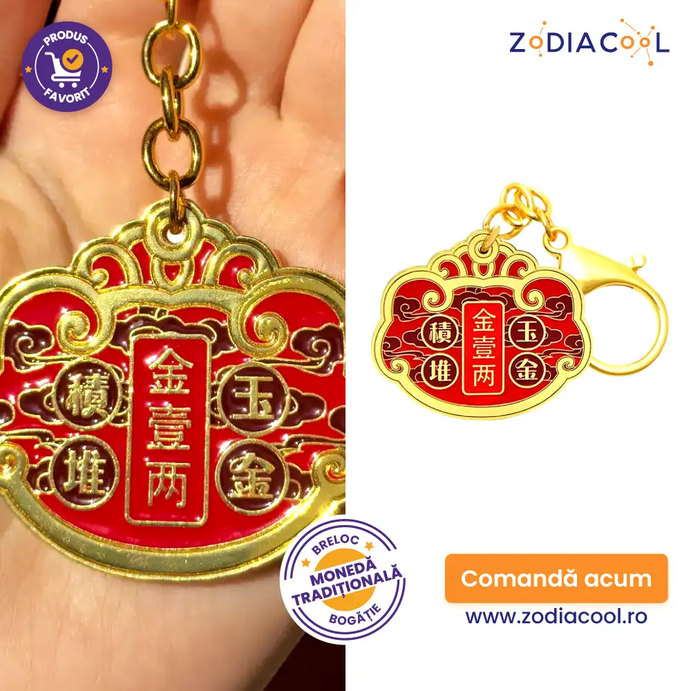Breloc Moneda tradițională a bogăției