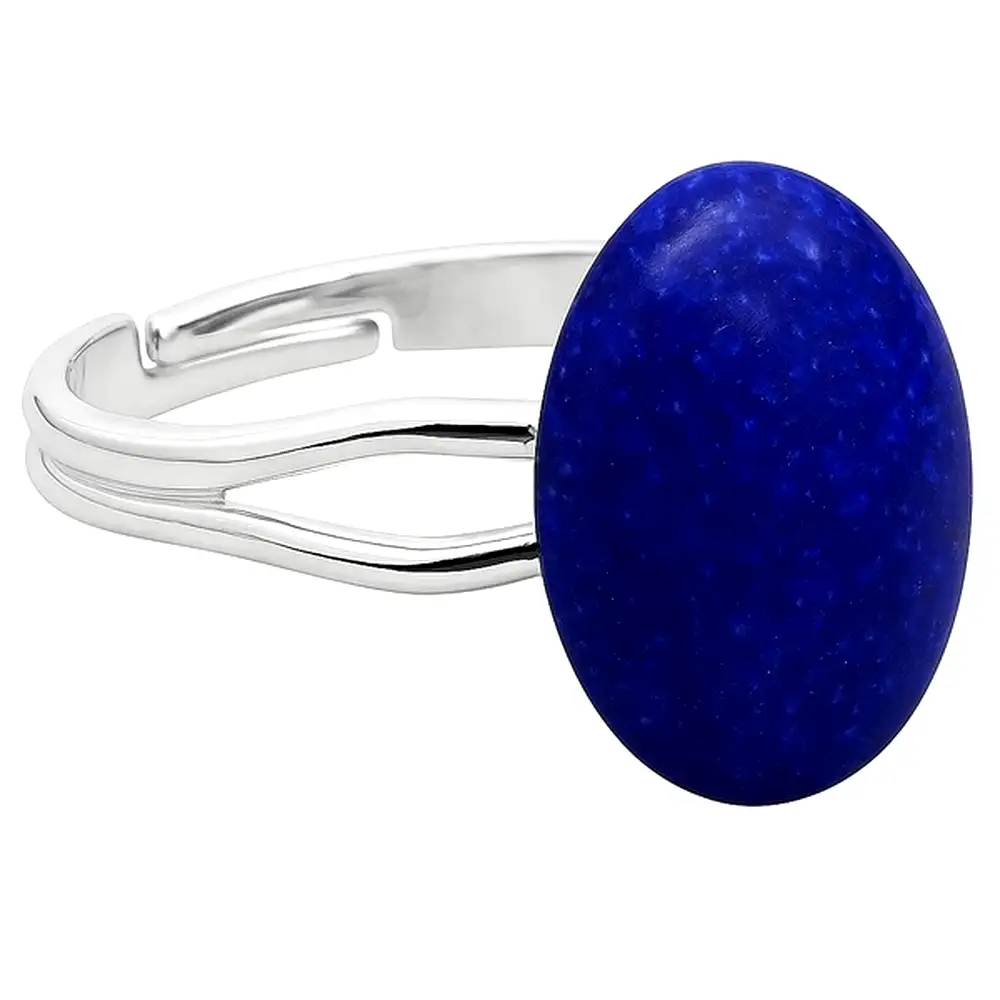 Set brățară și inel Lapis Lazuli ajustabile