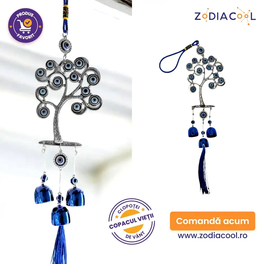 Clopoței de vânt copacul vieții și ochișori norocoși