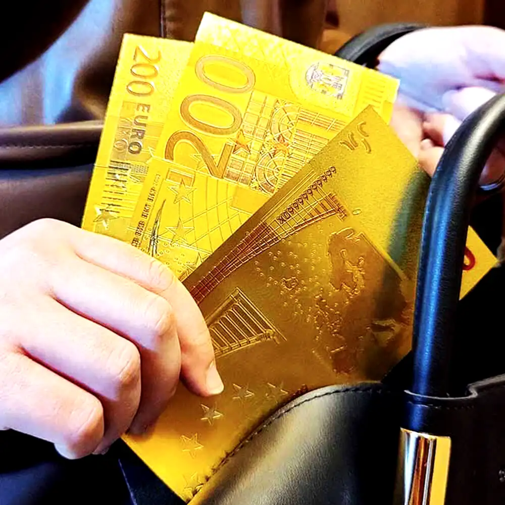 Bancnotă metalică 200 euro