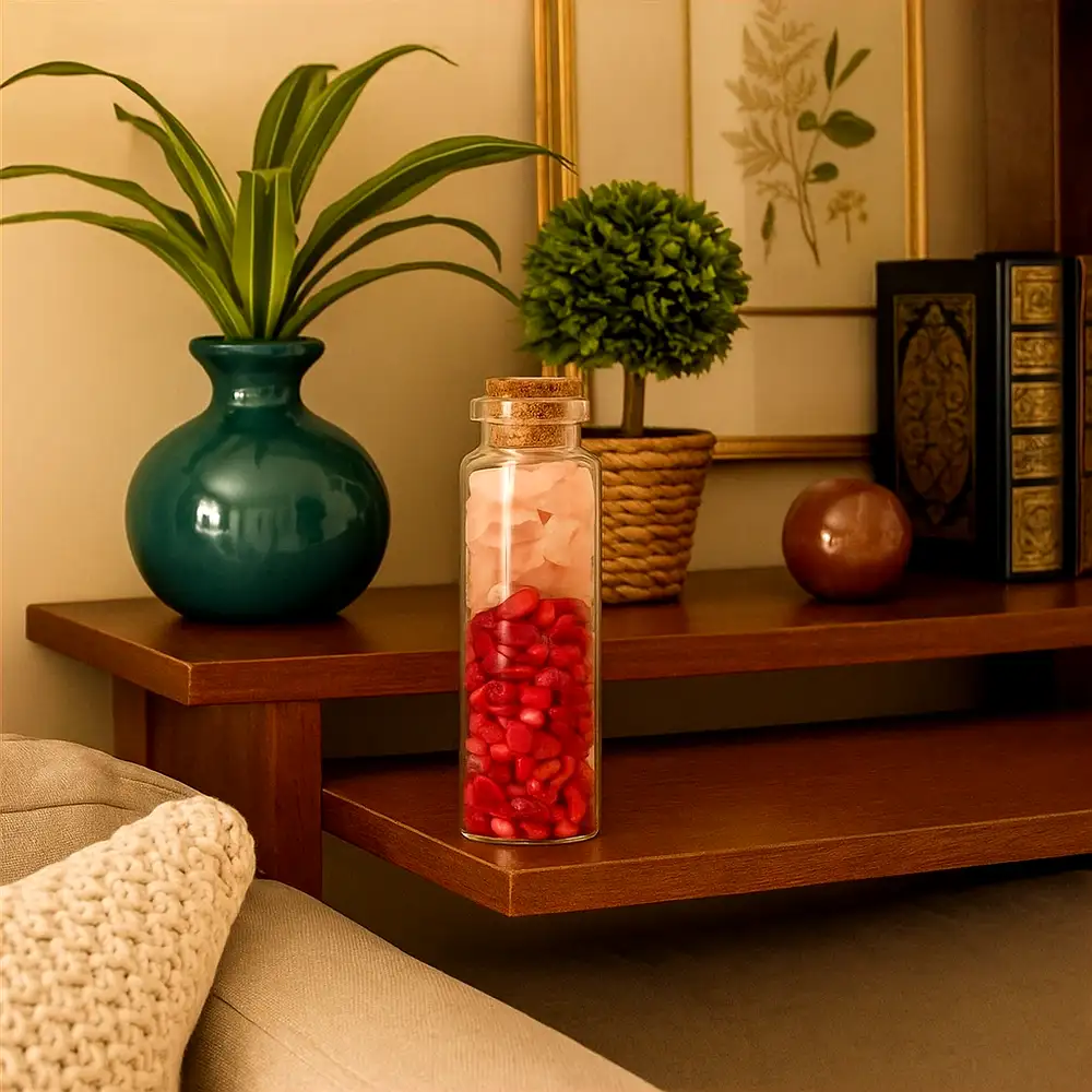 Pietre semipretioase Coral si Cuart Roz