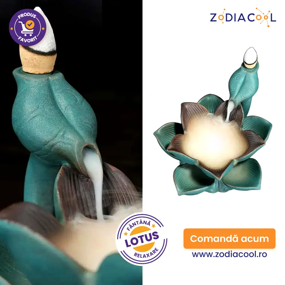 Fantana cascada backflow floare Lotus