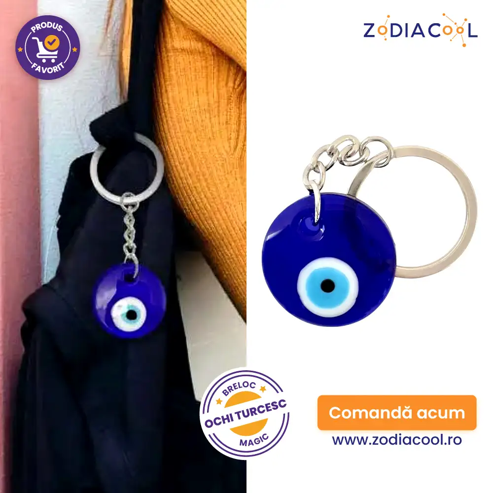Breloc Ochi turcesc magic norocos