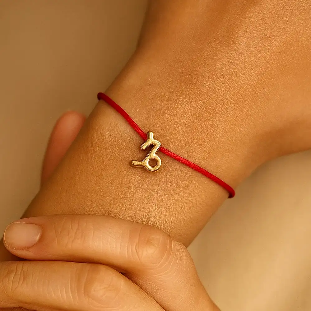 Capricorn bratara cu snur si zodii