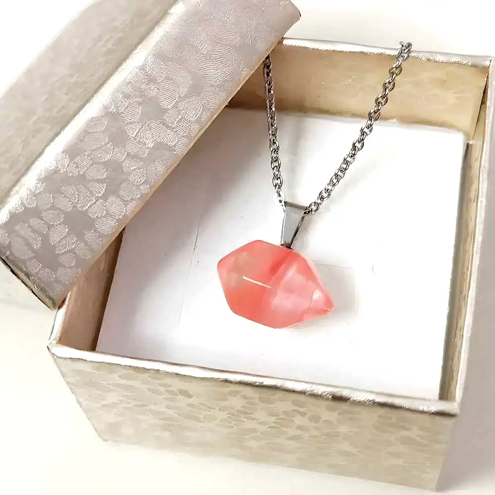 Pandantiv Cuartz Cherry