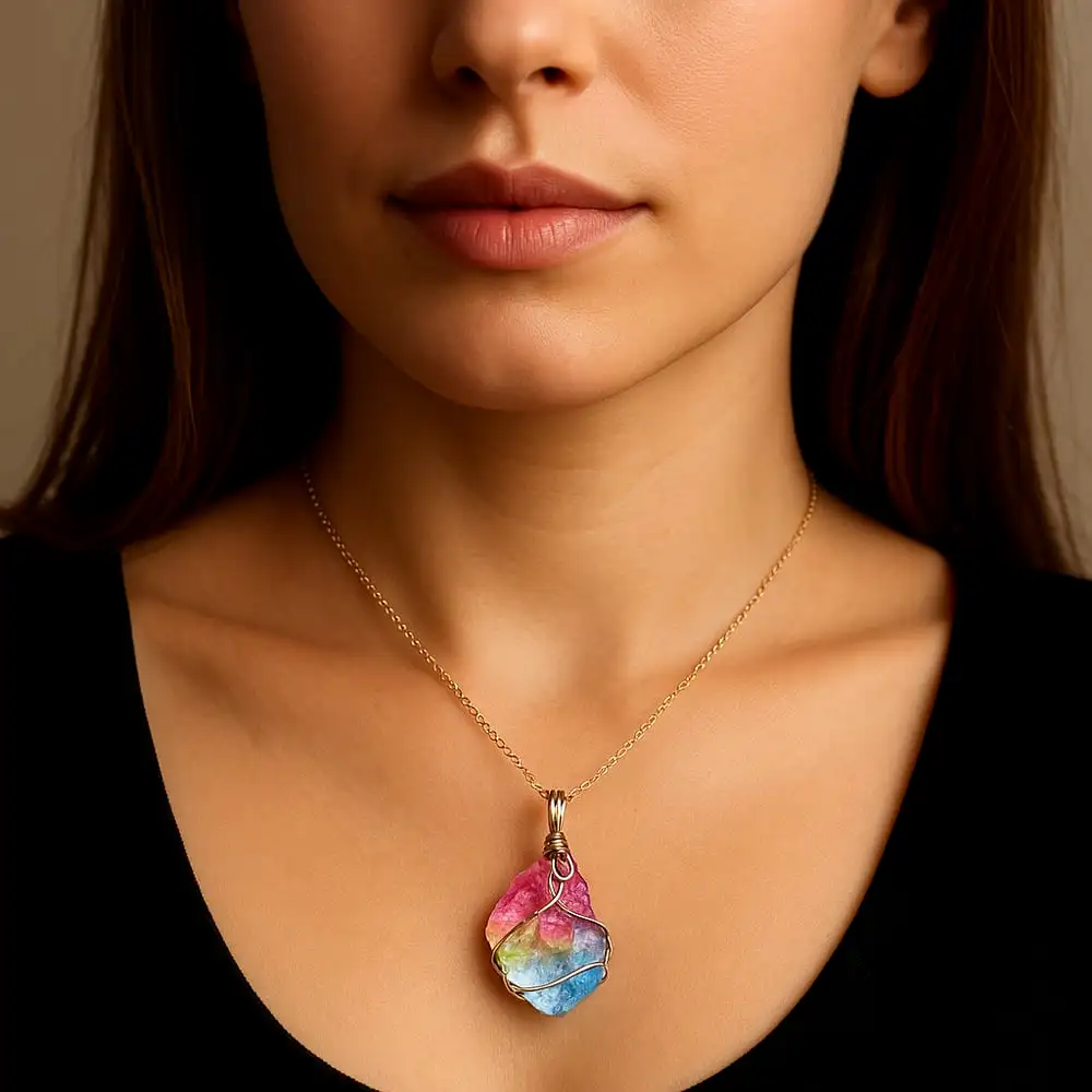 Colier cu pandantiv si lantisor