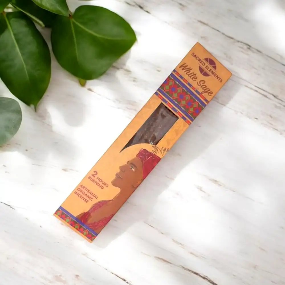 Bețișoare Parfumate Sticks Sacred Elements White Sage 10 buc. Artizanal Organic