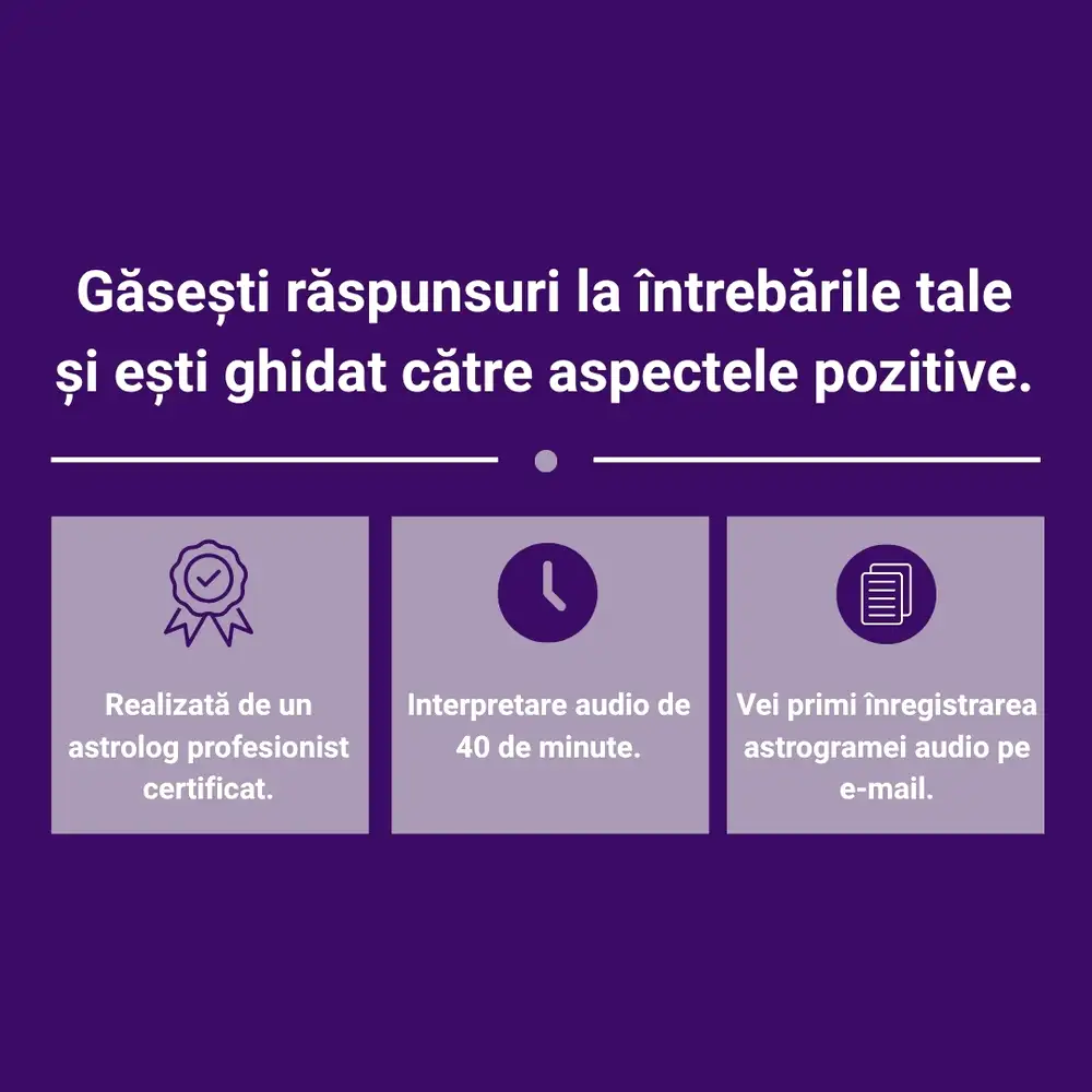 Astrograma natala personalizata