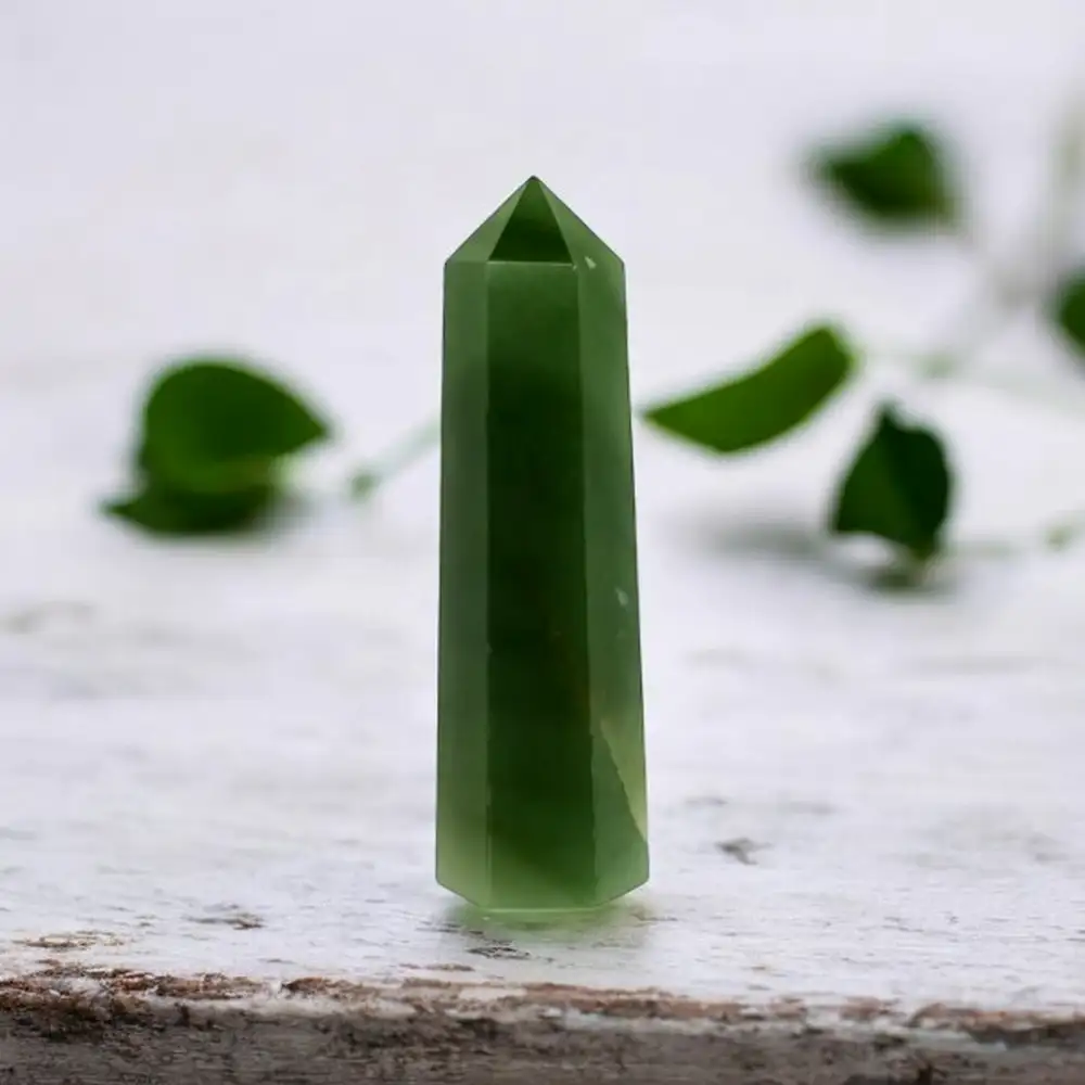 Obelisc cristal Aventurin mare