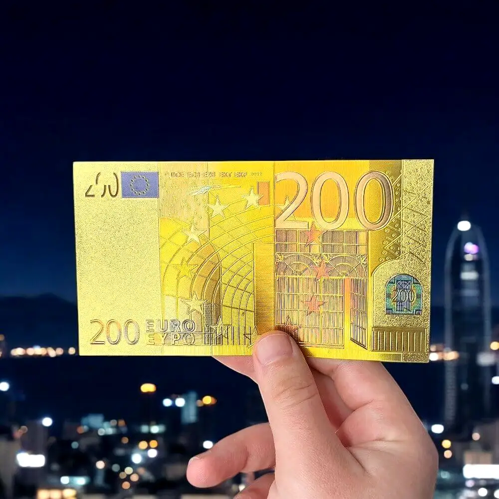 Bancnotă metalică 200 euro