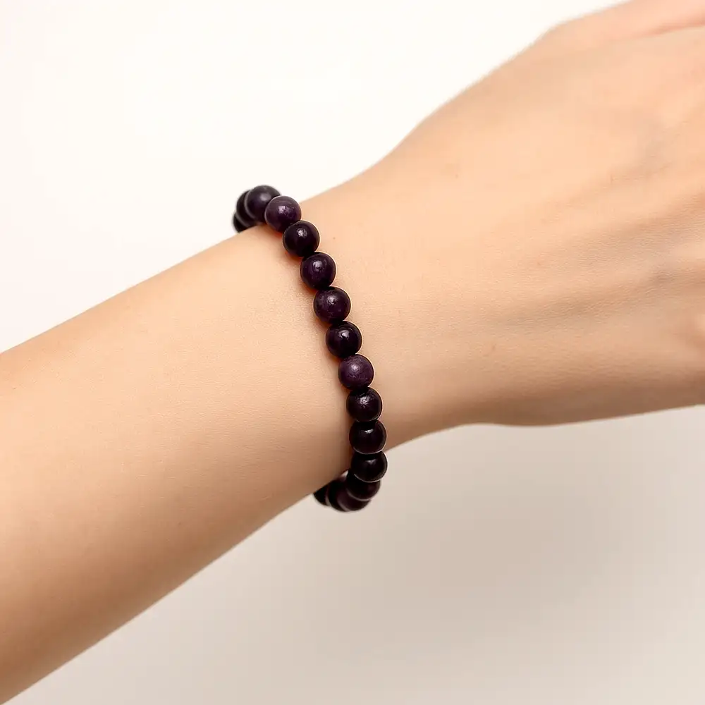 Set bratara Ametist cu felicitare personalizată