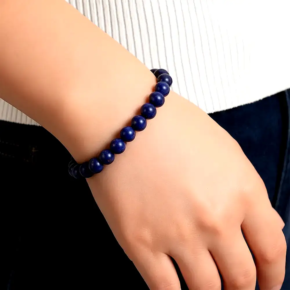 Set bratara Lapis lazuli felicitare personalizata