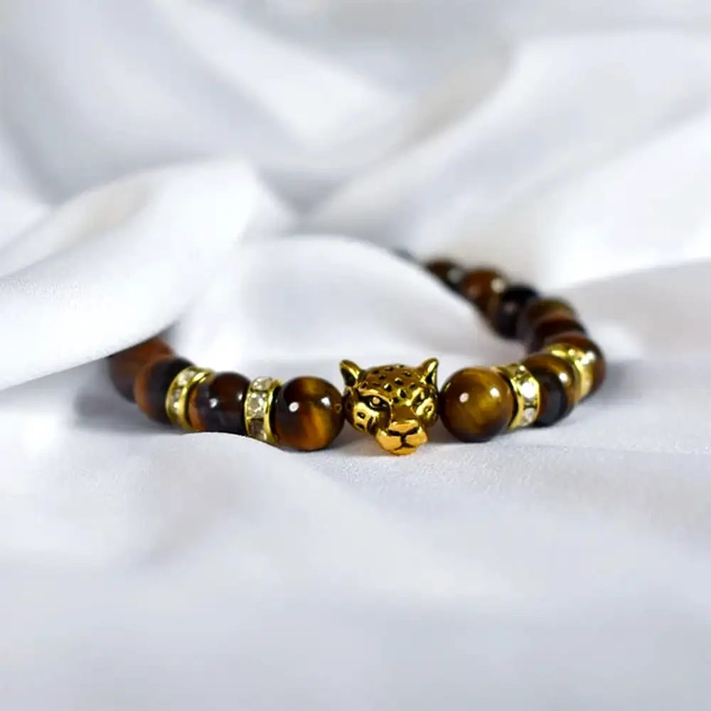 Bratara Ochi de Tigru cu cap de tigru
