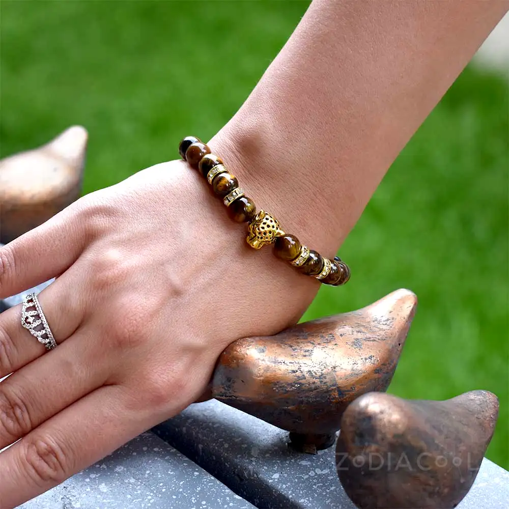 Bratara Ochi de Tigru cu cap de tigru