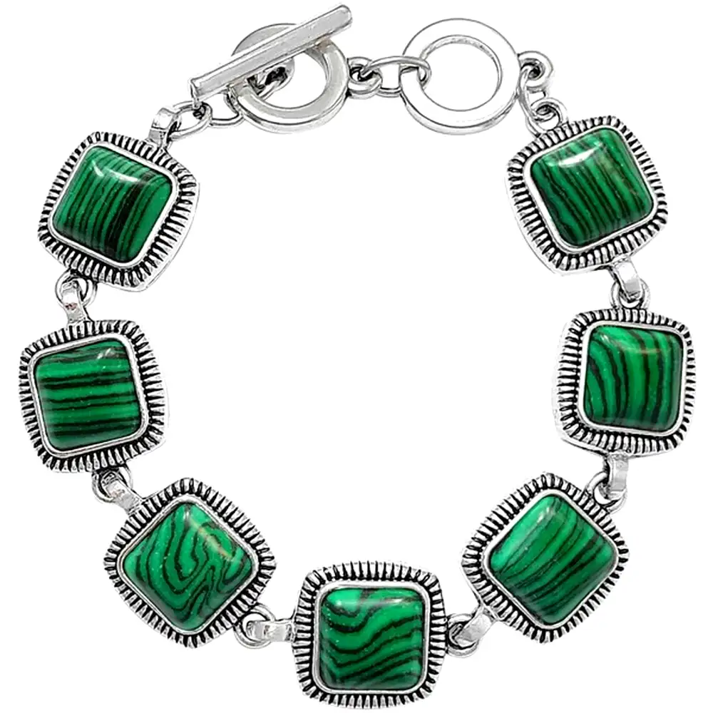 Bratara 7 pietre Malachit