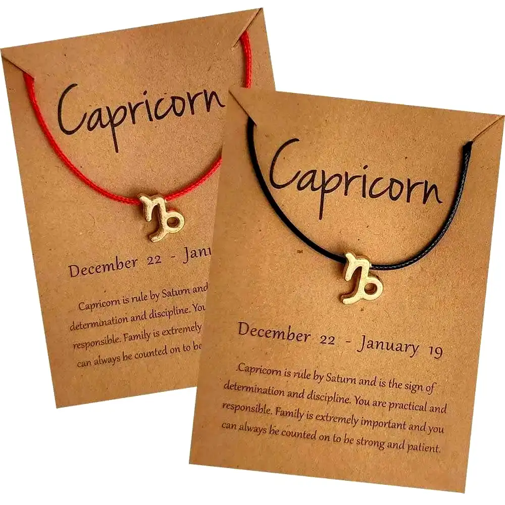 Capricorn bratara cu snur si zodii