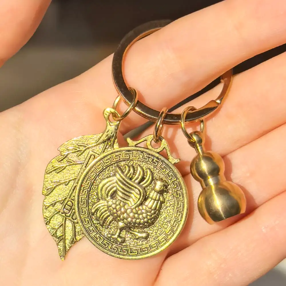 Breloc zodia Cocoș cu WuLou