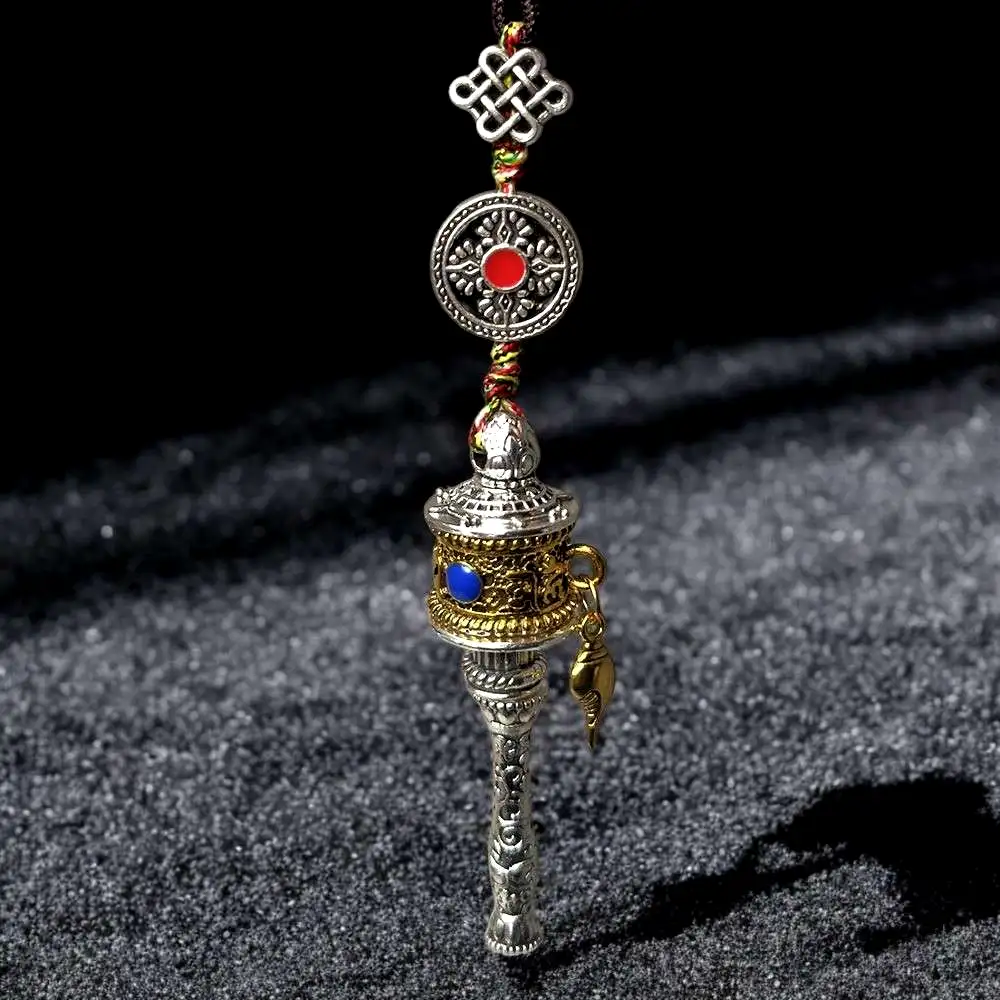 Amuleta Morișca Dorintelor cu dublu dorje si nod mistic