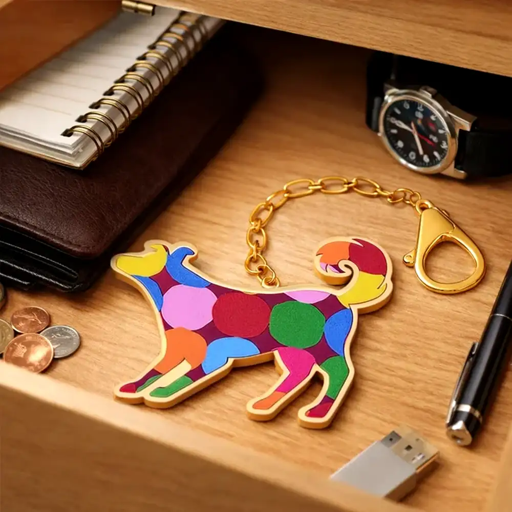 Breloc amuletă zodia Câine 2026