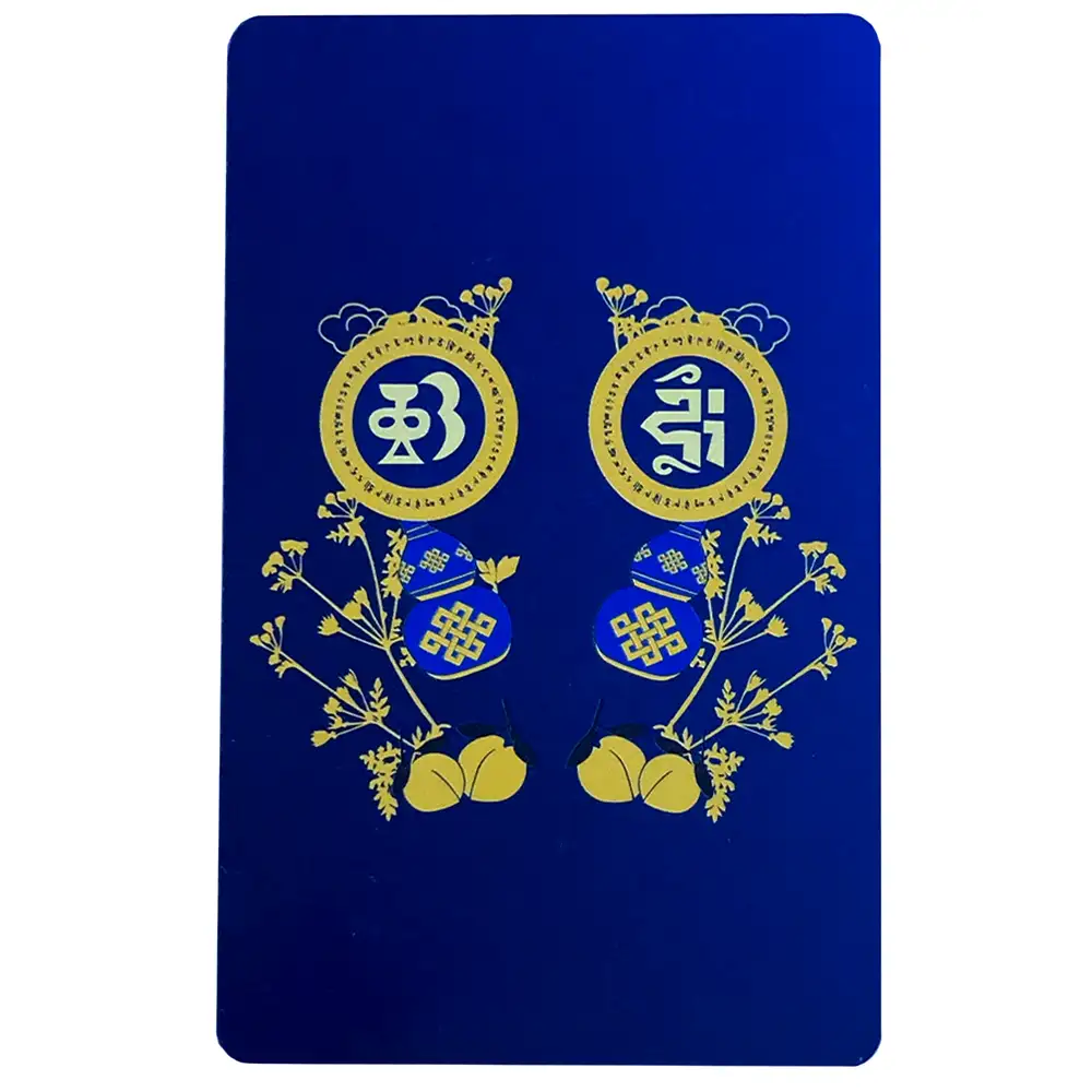 Card Buddha al medicinei albastru