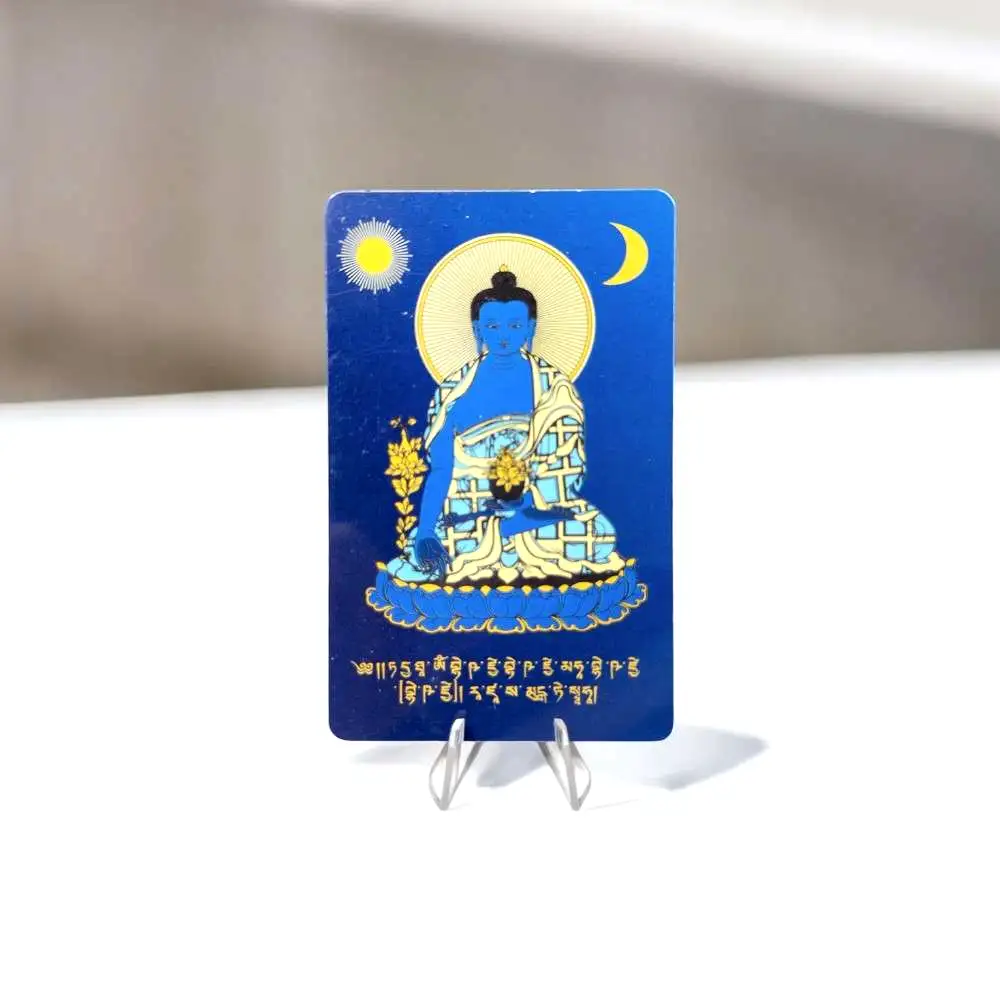Card Buddha al medicinei albastru