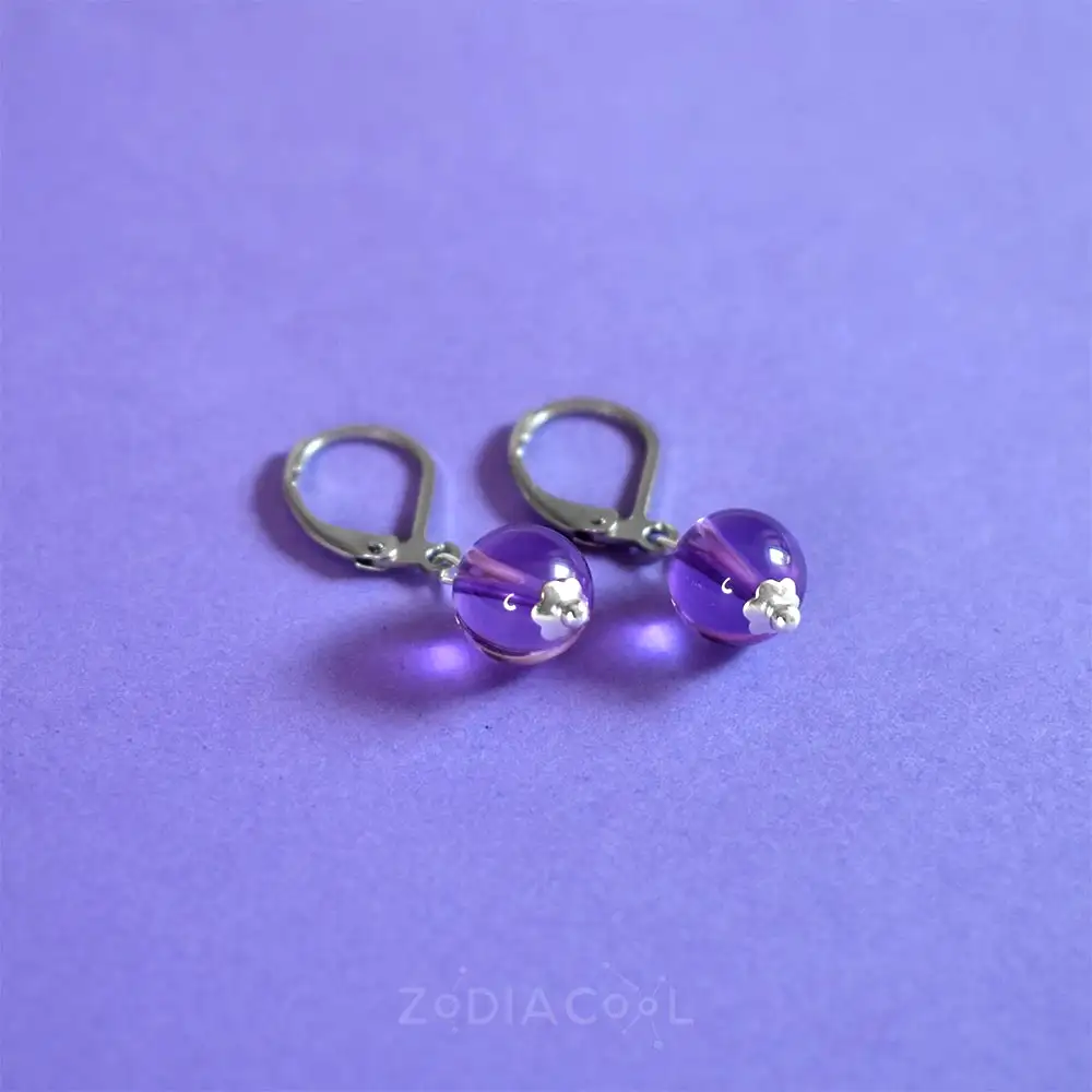 Cercei pietre Ametist