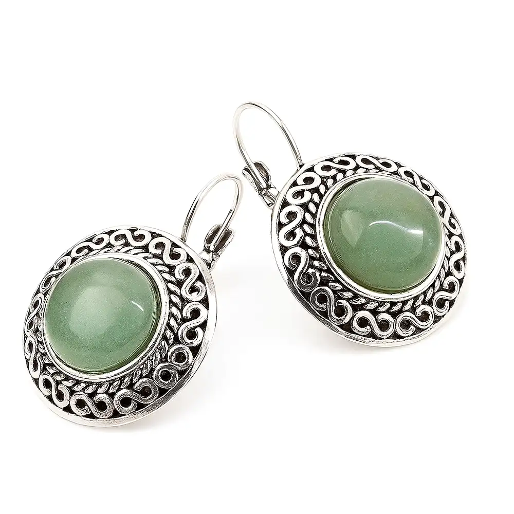 Cercei Aventurin piatra norocului