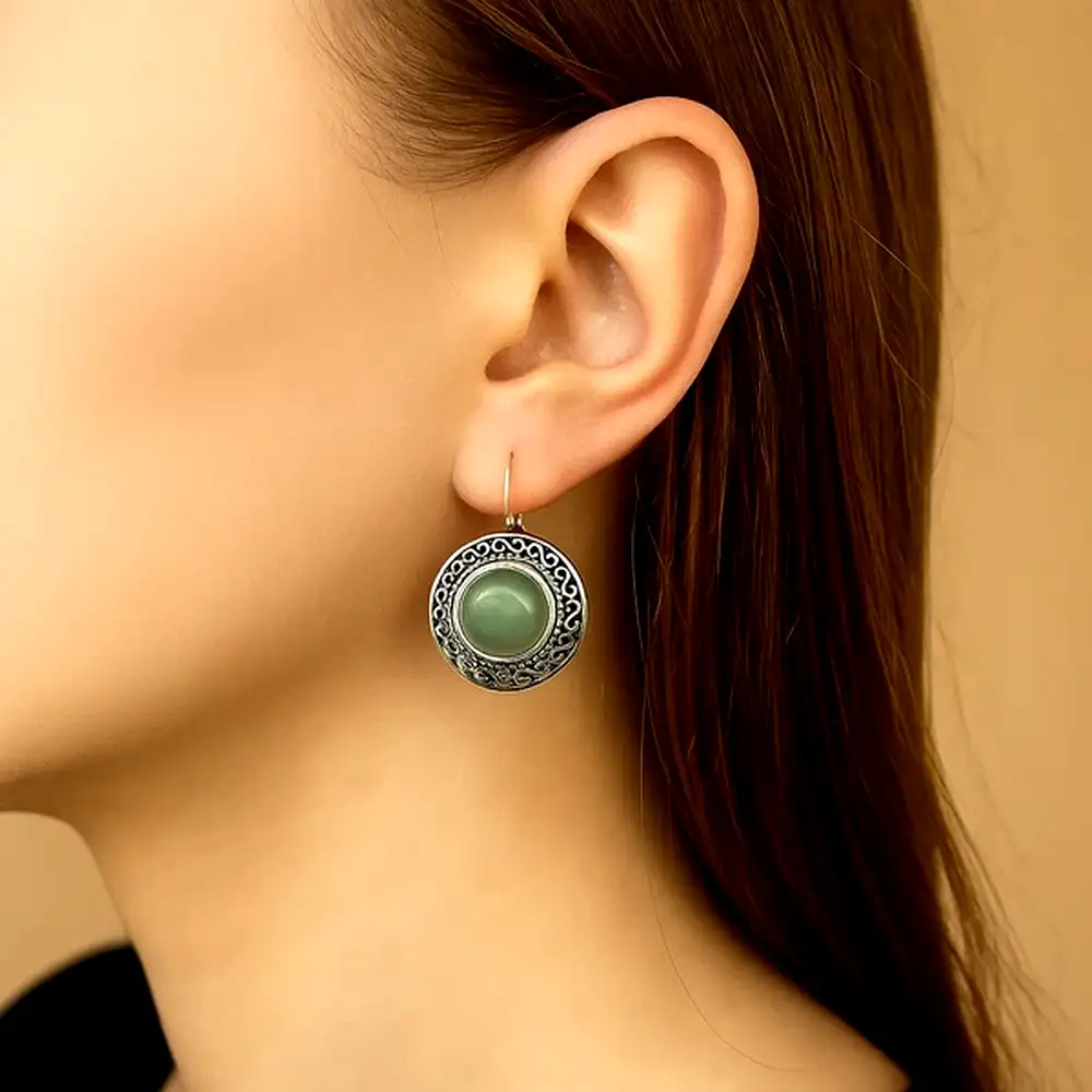 Cercei Aventurin piatra norocului