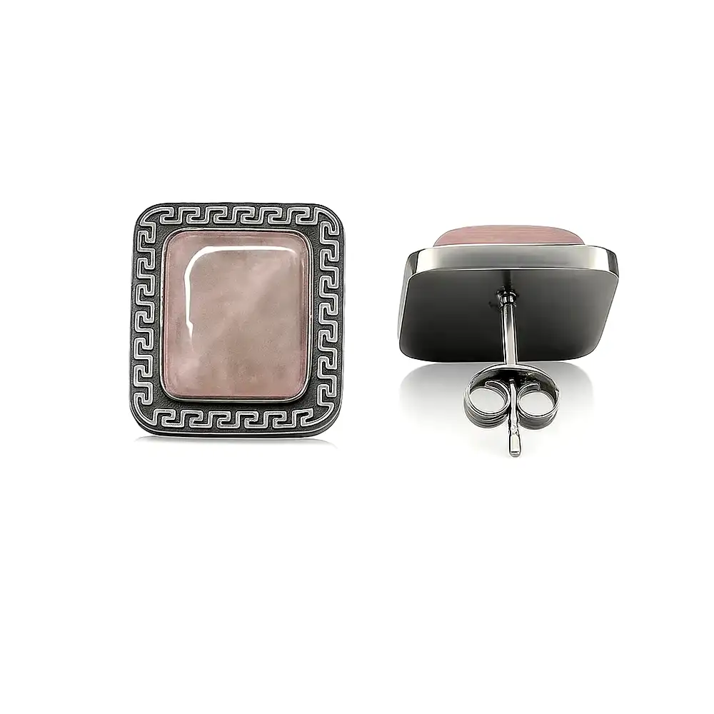 Cercei Cuart Roz cu pin