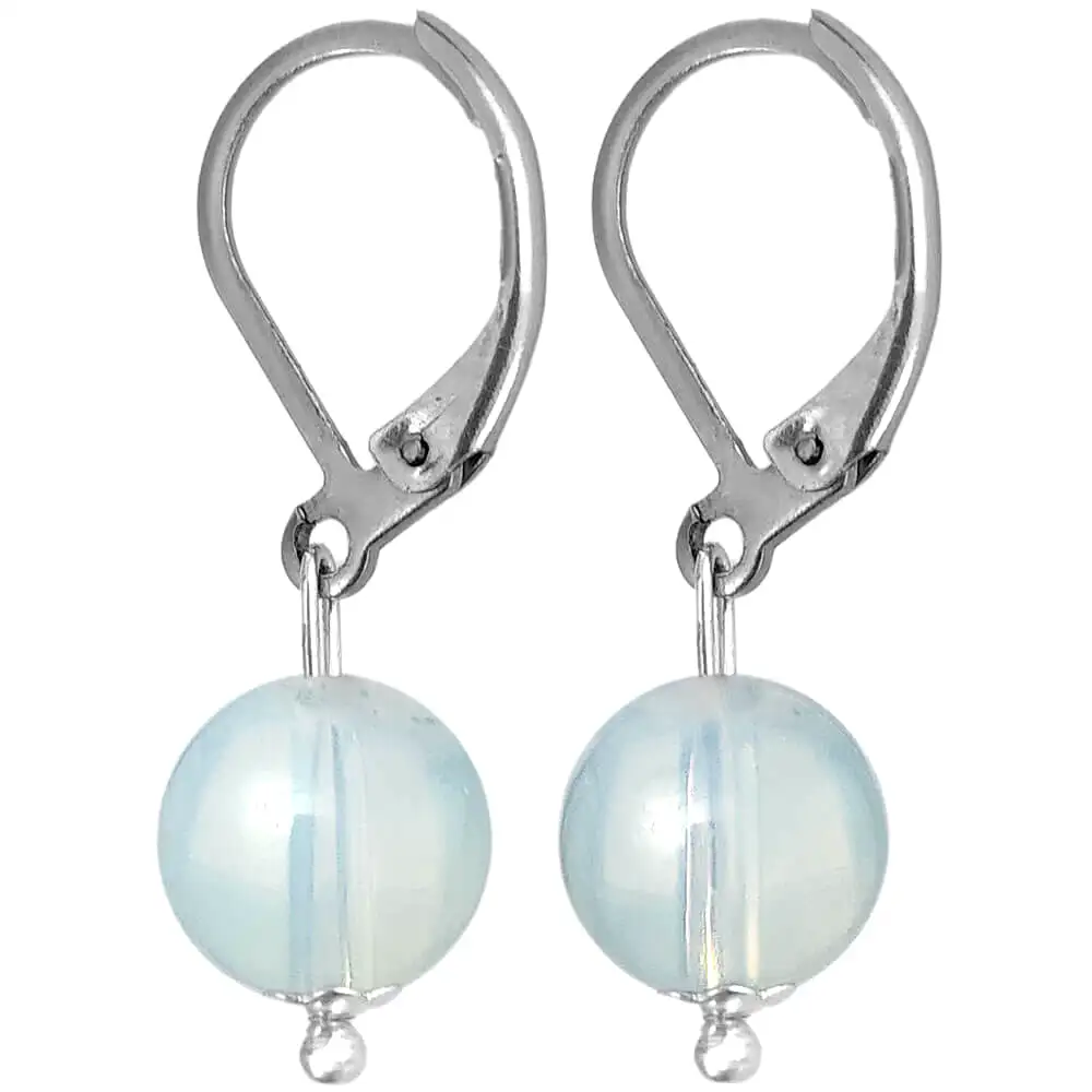 Cercei Piatra Lunii Opal