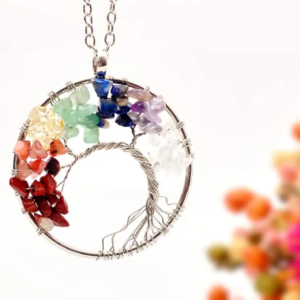 Colier Copacul Vieții 7 Chakre