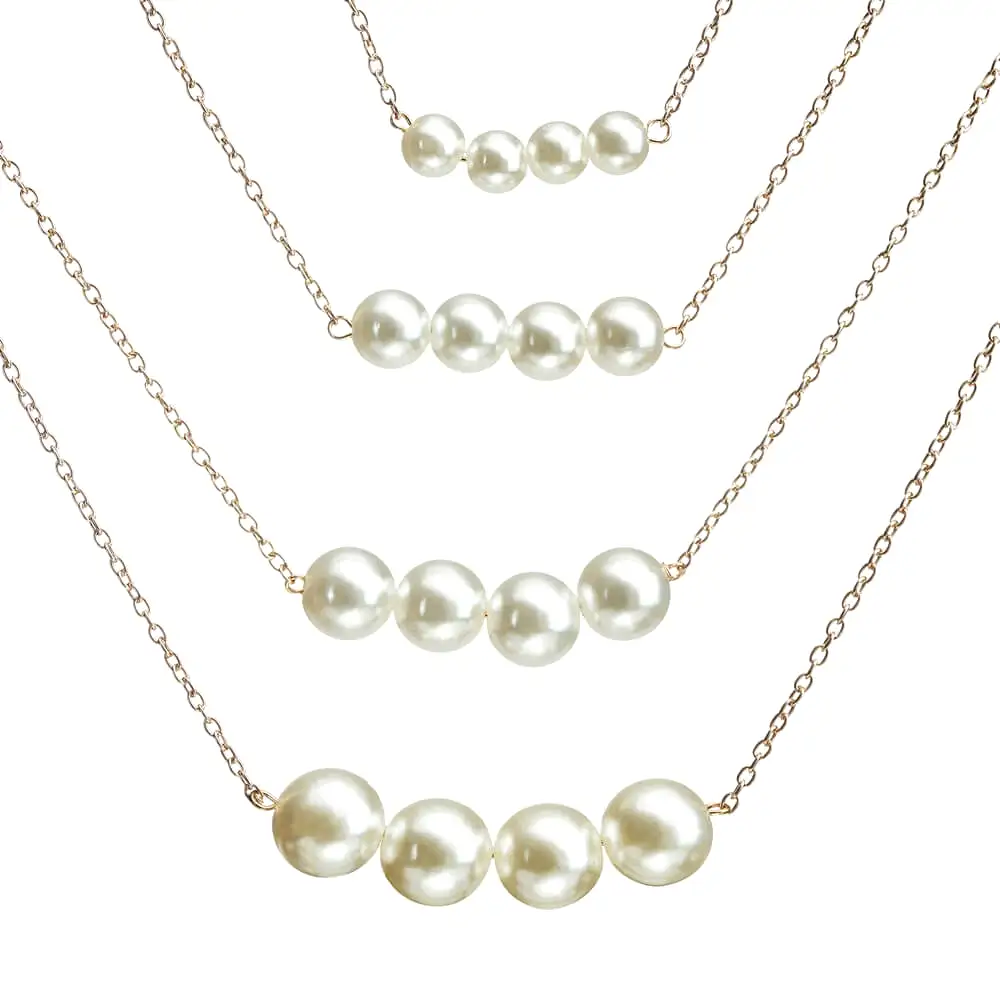 Colier perle multilayer