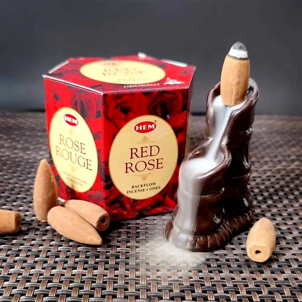 Conuri backflow parfumate Trandafir 40 buc