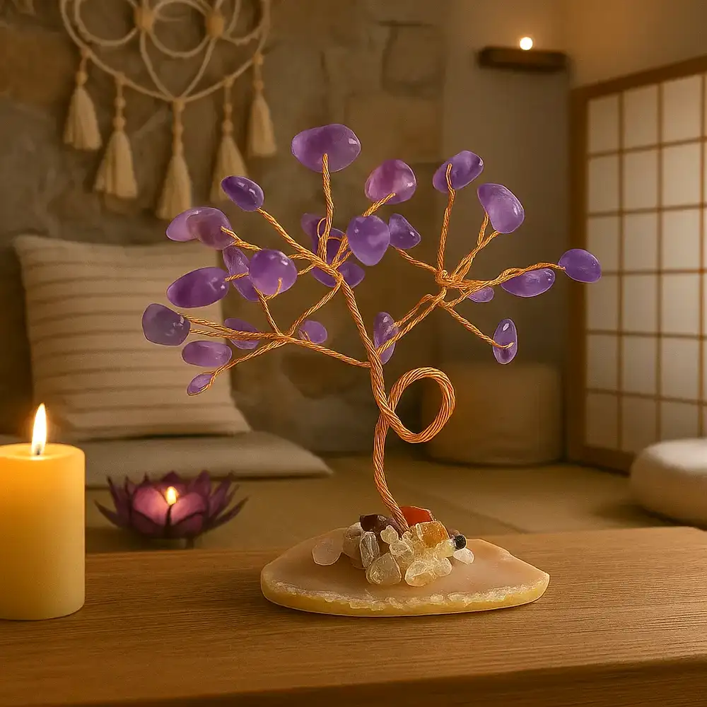 Copac pietre semiprețioase Ametist