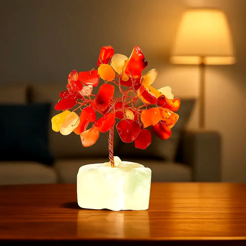 Copac cu cristale Carneol si Agate