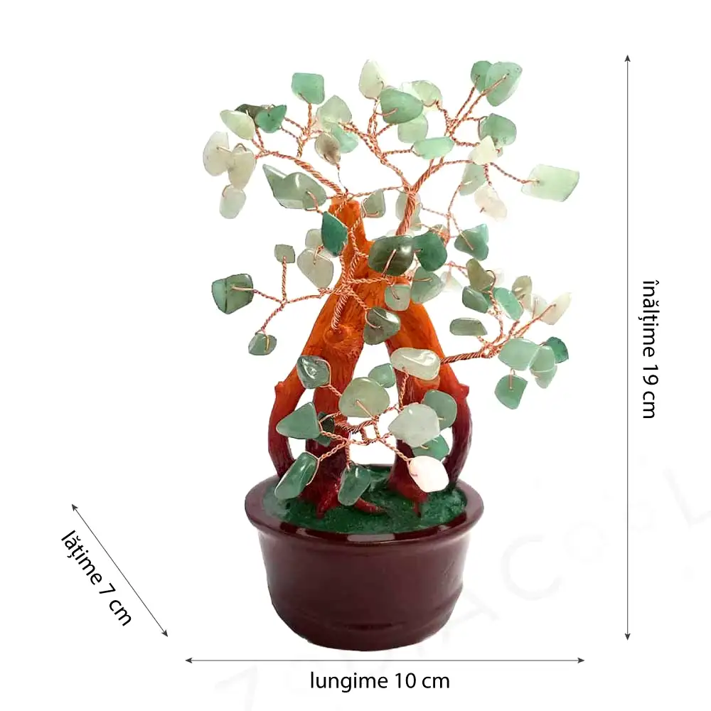 Copac cu pietre semipretioase Aventurin