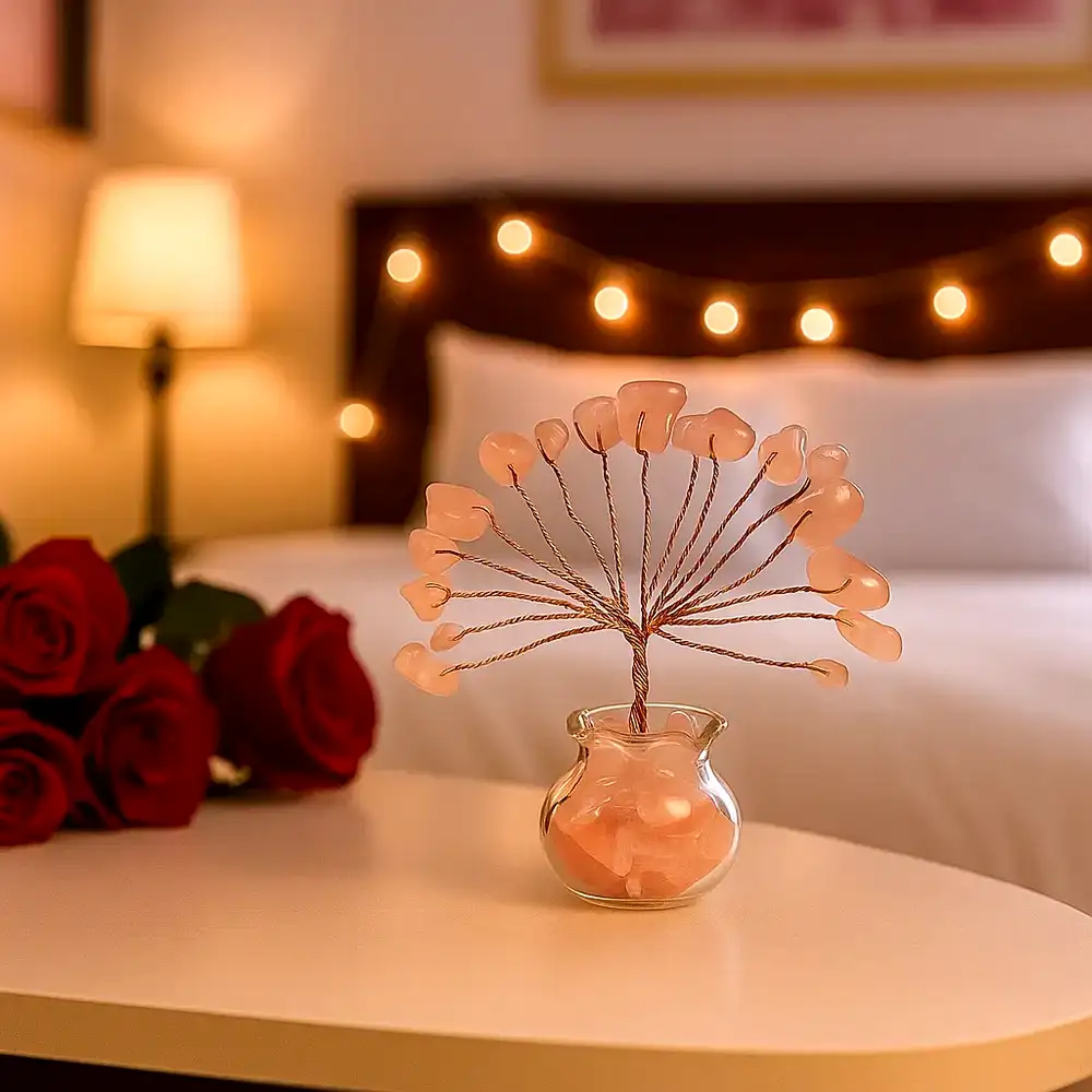 Copacei cristale Cuart Roz