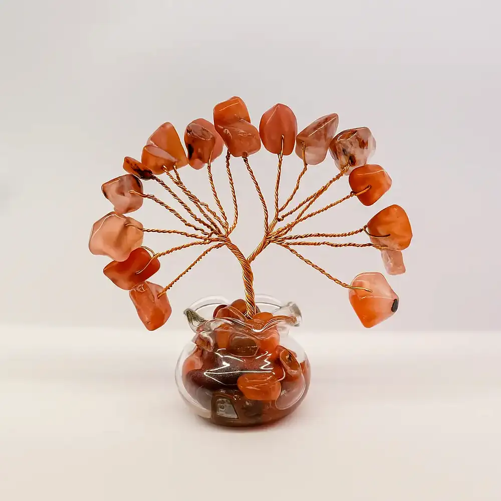 Copăcei din pietre Carneol