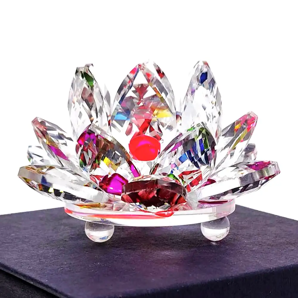 Lotus mixt din cristal de sticlă tip nufăr