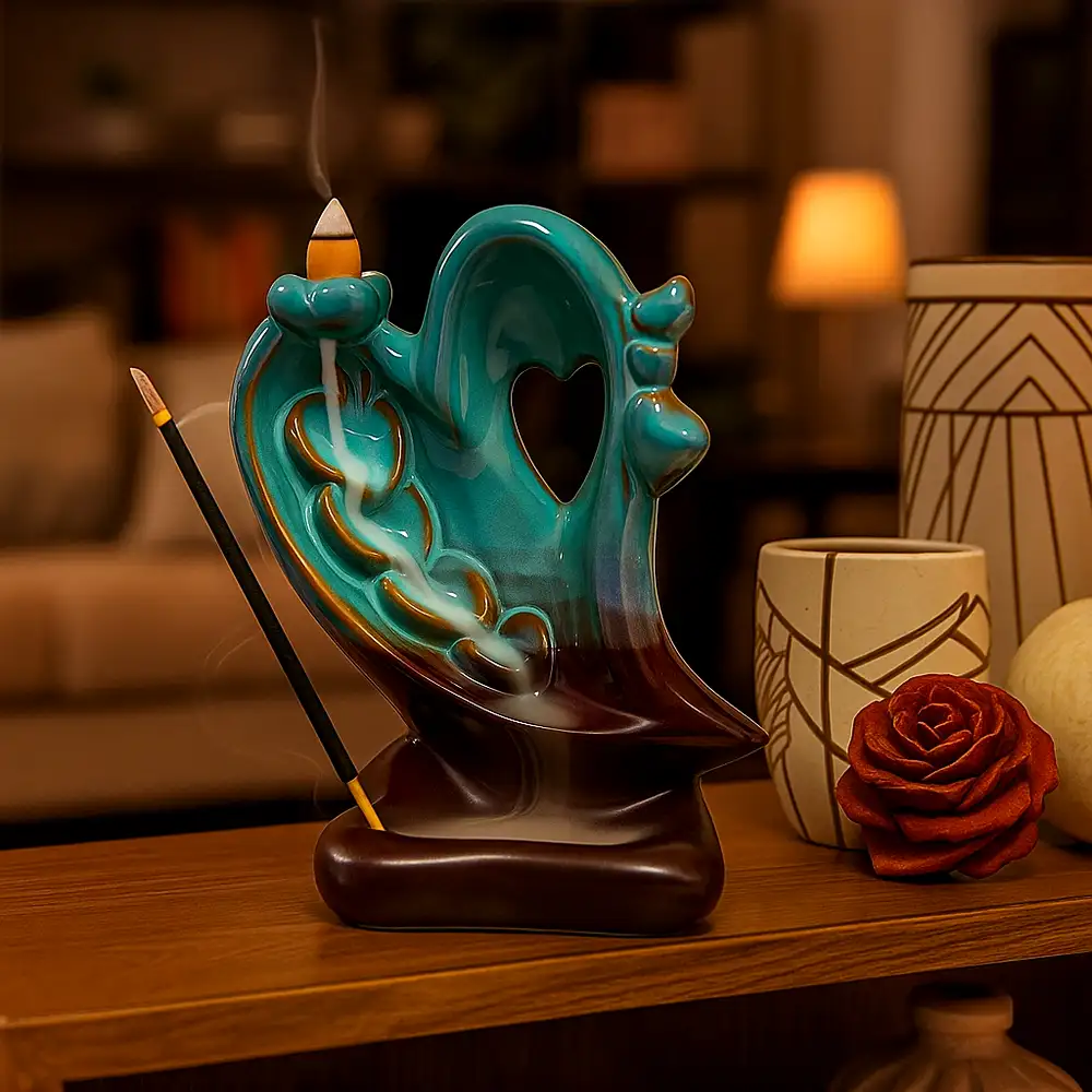 Fântână forma inima pentru conuri parfumate