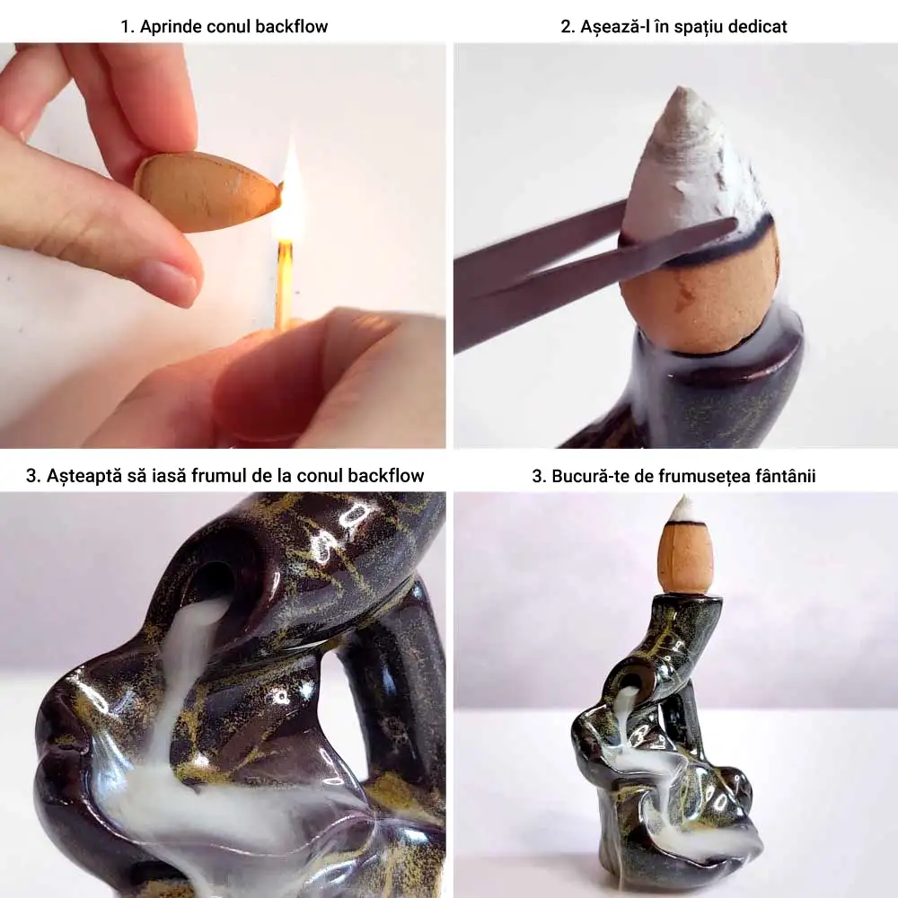 Mini fântână Lotus